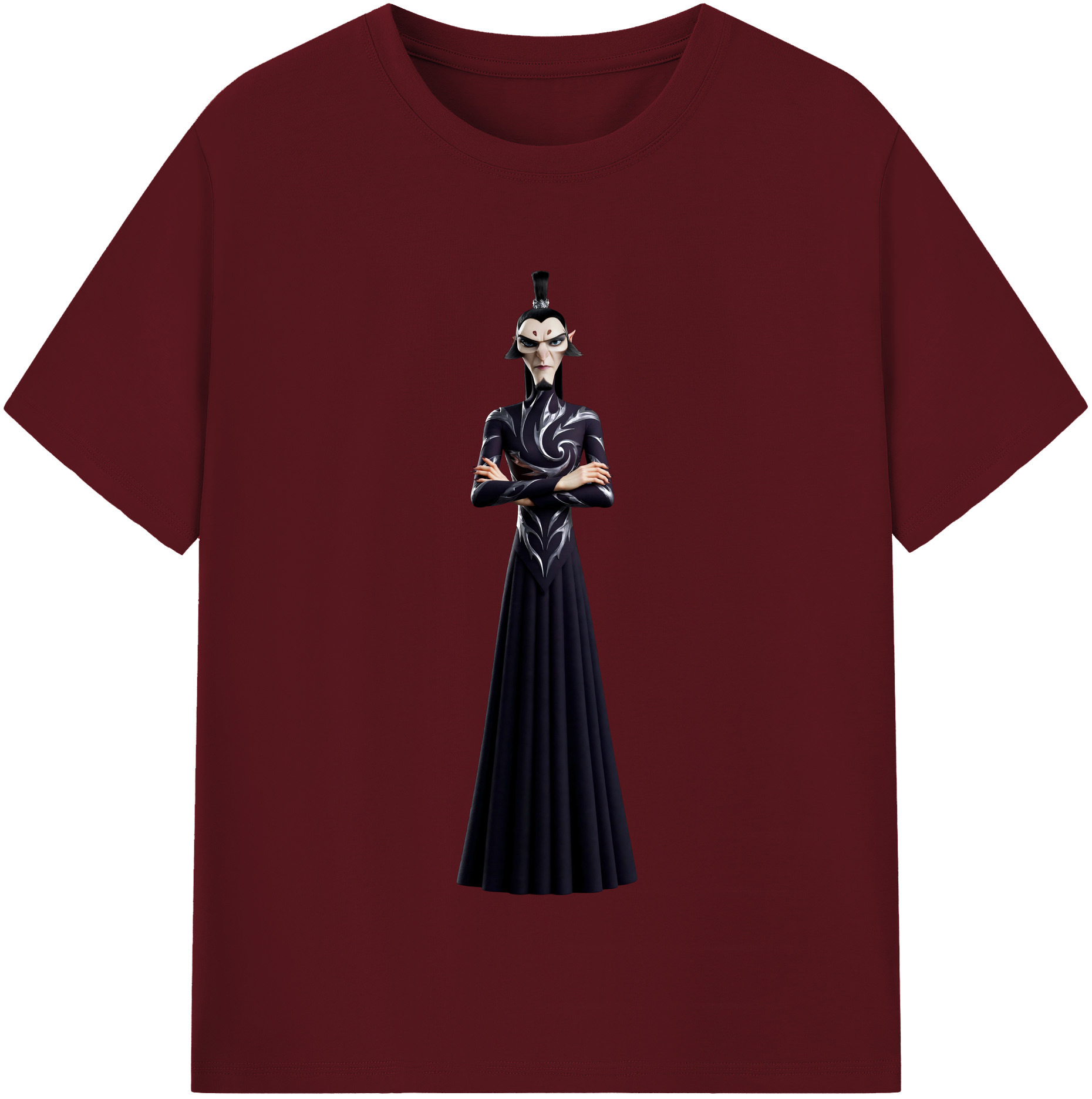 （画像用） Ne Zha 2 ナタ 魔童の大暴れ 綿100％半袖Tシャツ（フロントプリント）